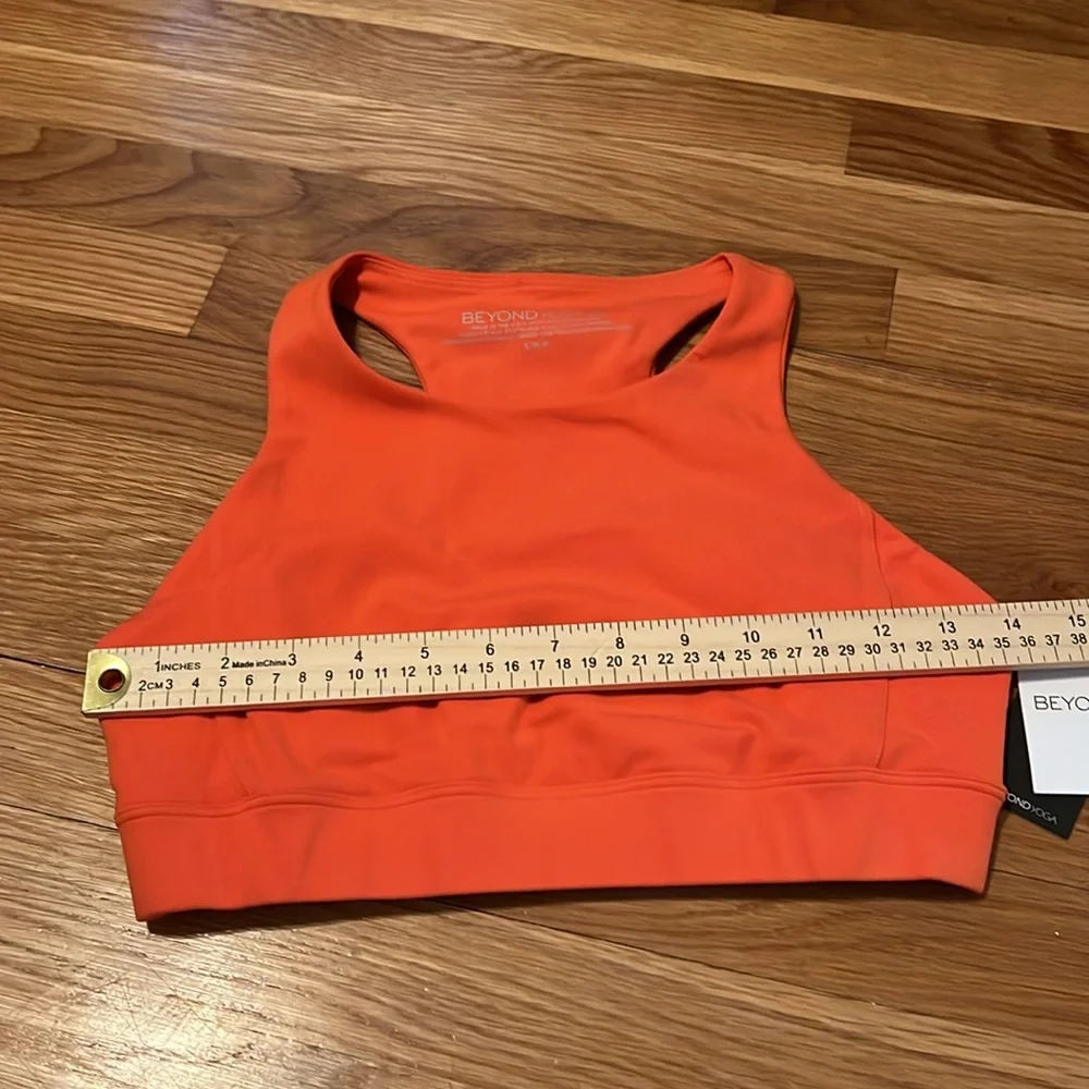 NWT Beyond Yoga POWERBEYOND Jump Bra in Sunset Orange women’s S - Picture 11 of 11